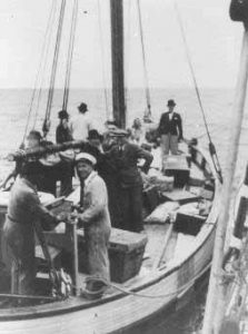 Danish fishermen help smuggle Jews out of Nazi-Occupied Denmark, 1943.